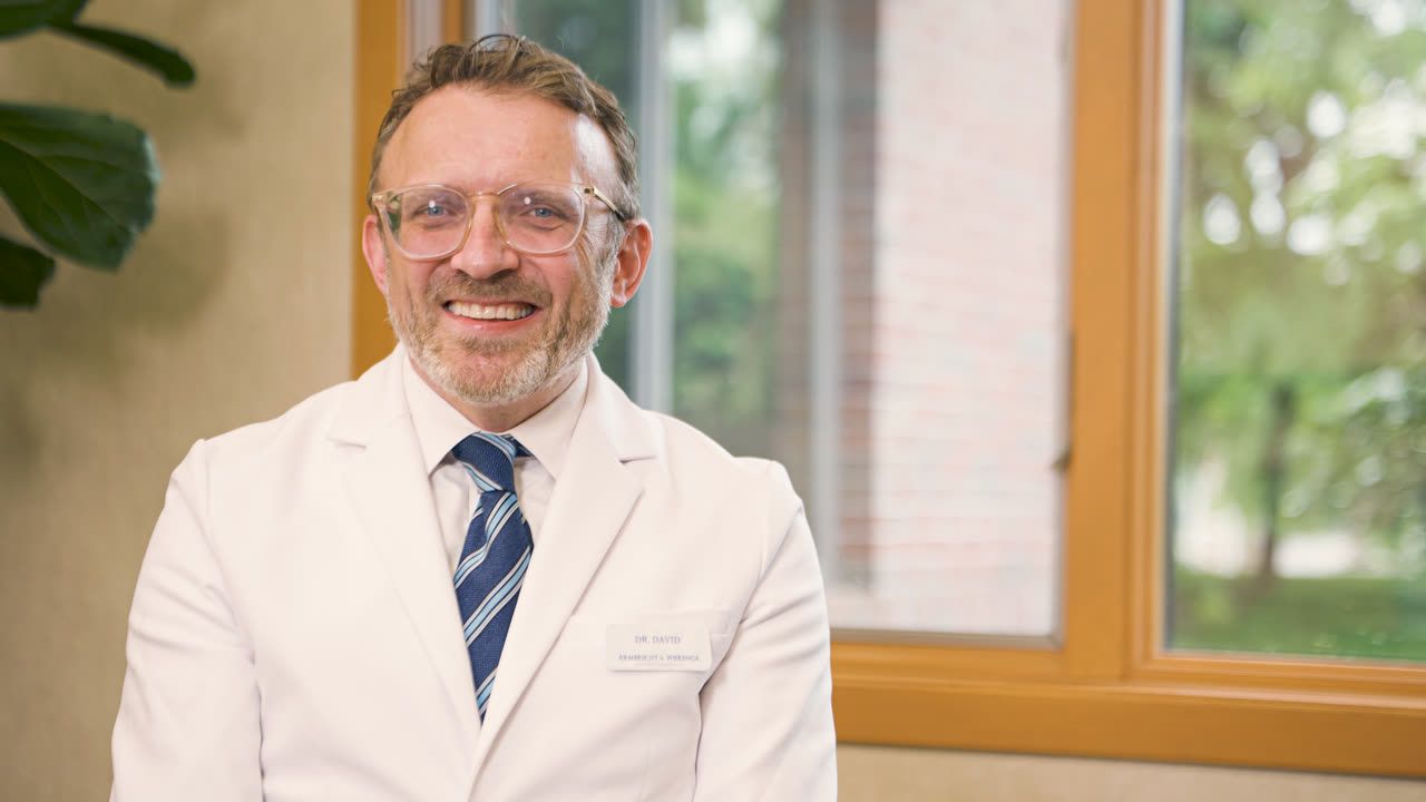 Dr. David Armbrecht, Grand Rapids, MI orthodontist, in a patient video interview